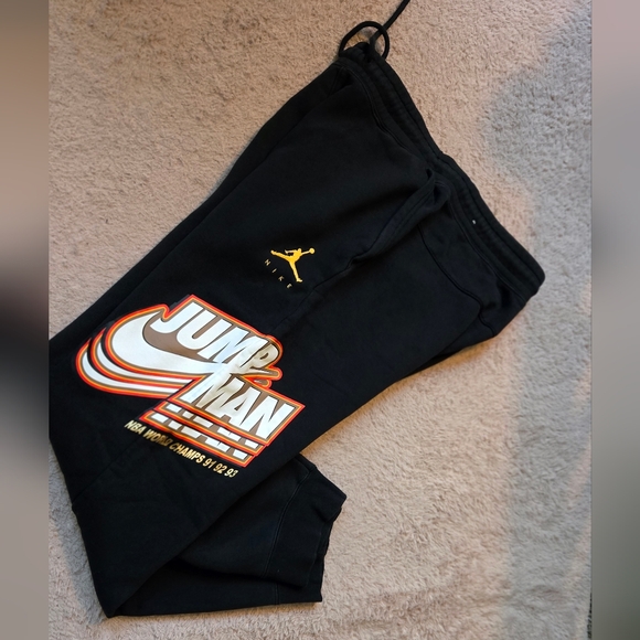 Jordan Other - Nike Air Jordan Jumpman fleece jogger sweatpants black